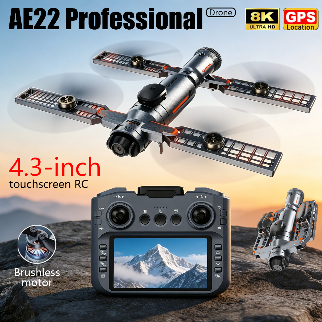 Drone Camera Waterproof - Усовершенствованный складной дрон AE22 PRO MAX