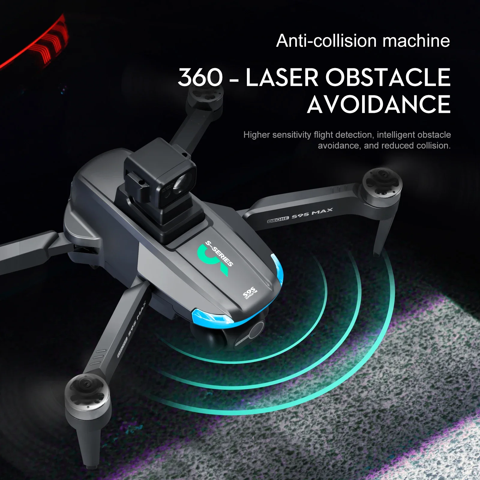 НОВЫЙ S9S MAX MINI Drone 4K 2- – обзор и цена Drone Camera Lens