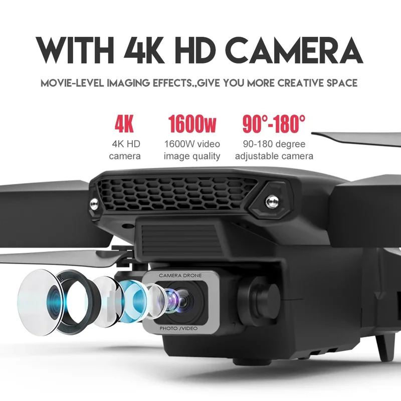 E88 ProИнтеллектуальный складн – обзор и цена Drone Camera Professional