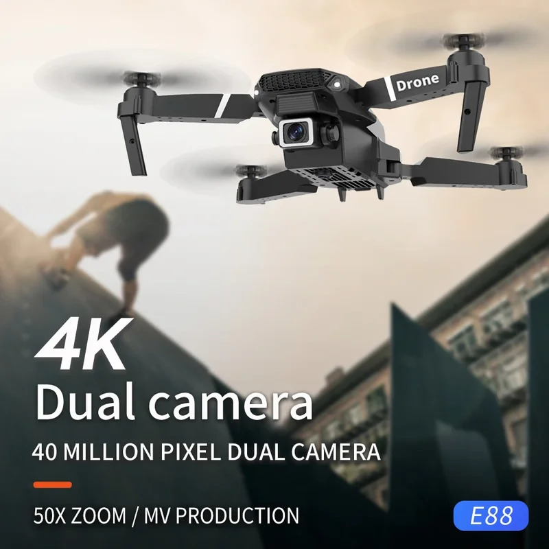 E88 ProИнтеллектуальный складн – обзор и цена Drone Camera Professional